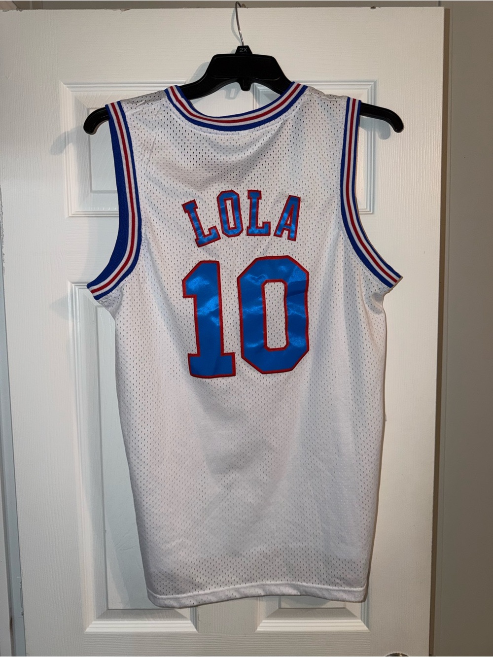 Space Jam Tune Squad Lola Bunny Basketball Jersey Size M White
